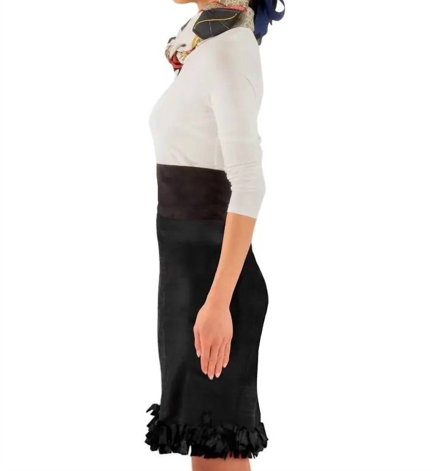 Gretchen Scott - Silk Confetti Fringe Skirt