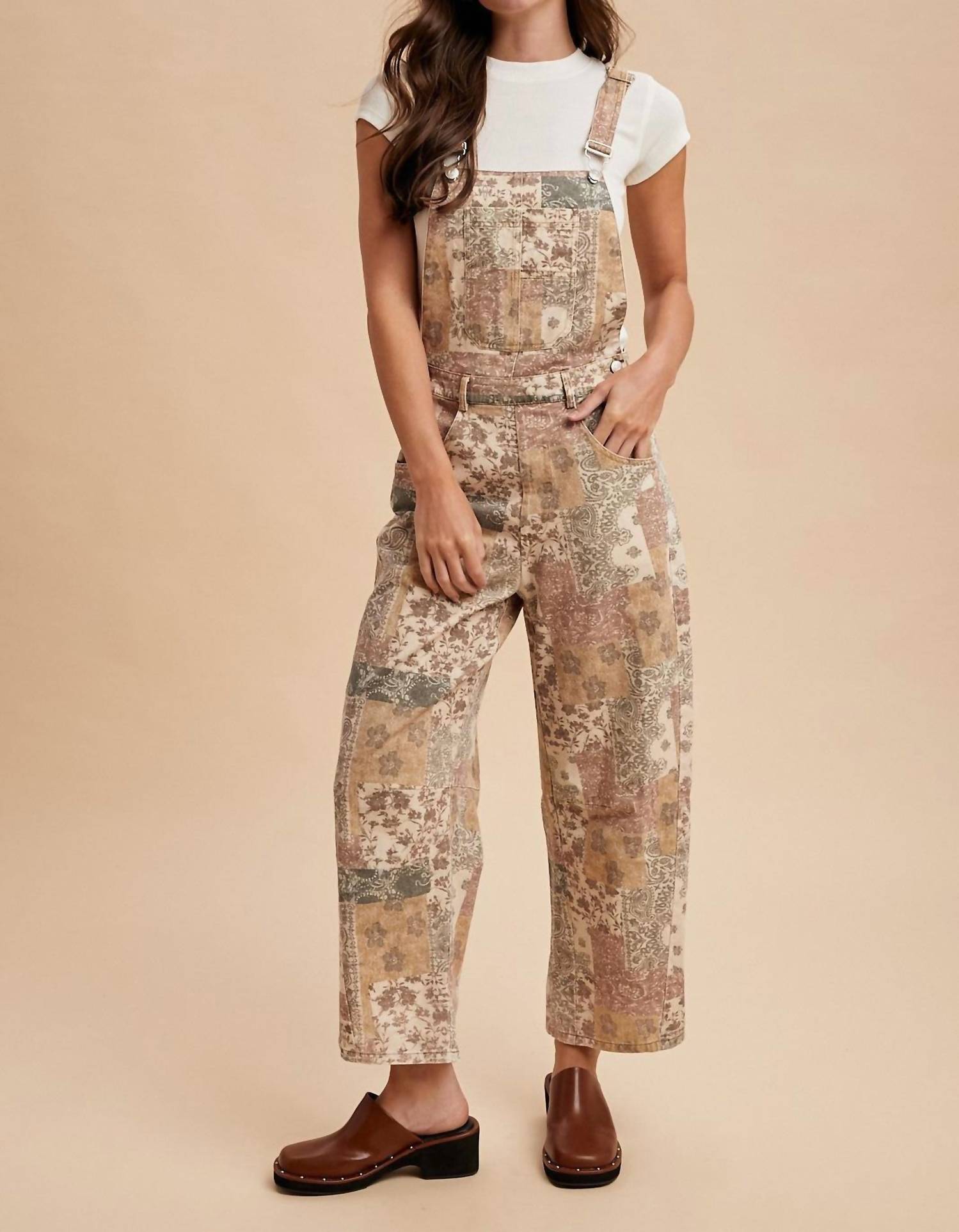 Anniewear - Wildflower Patchwork Overalls