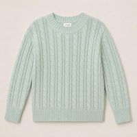 Livro - Cable Crewneck Sweater