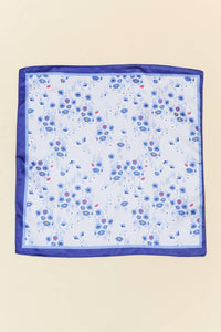 Wall To Wall - Women's Petite Flower Print Bandana Scarf
