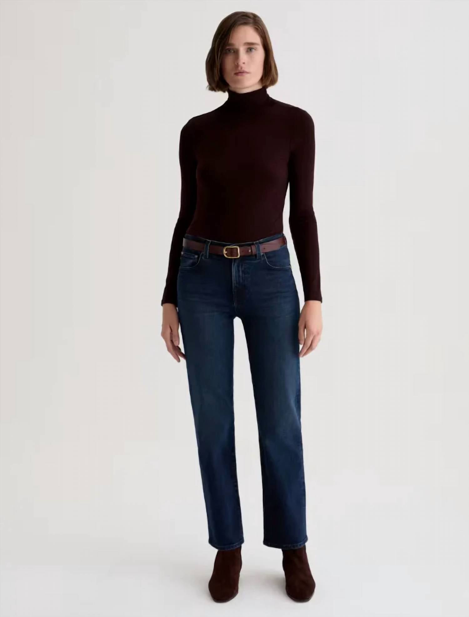 Ag Jeans - Brinley Mid-rise Straight Jean