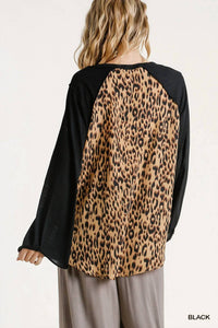 Umgee - Anastasia Leopard Back Hi Low Top