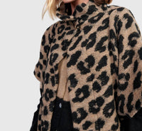 ALEMBIKA Panthera Cozy Cropped Jacket in leopard - women's jacket - view 4
