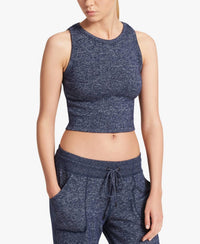 Dkny - Sport Cropped Melange Tank Top