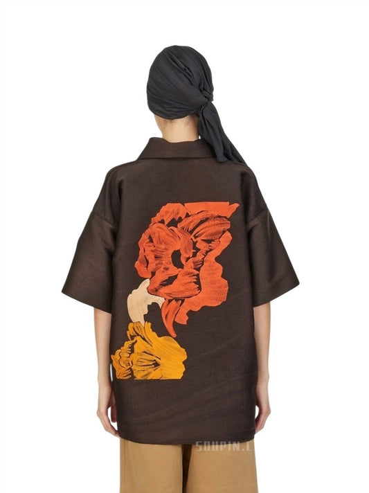 Salvatore Ferragamo - Women's Poppy Print Waist Coat