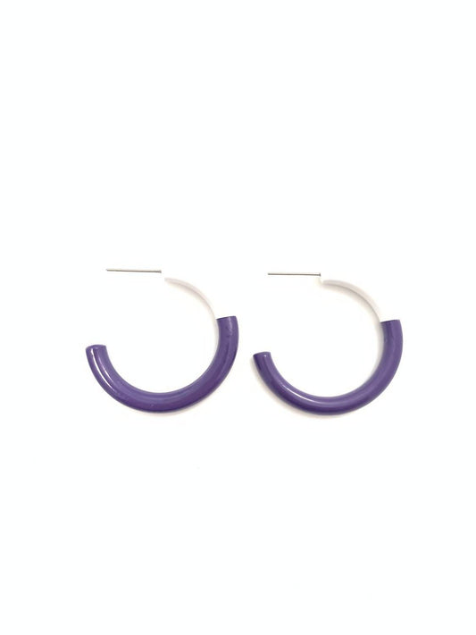 Accessory Jane - Women's Game Day Hoops Earrings