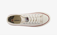 VICTORIA Women's Tribu Brillo Canvas Sneakers in crudo - women's sneaker - view 4