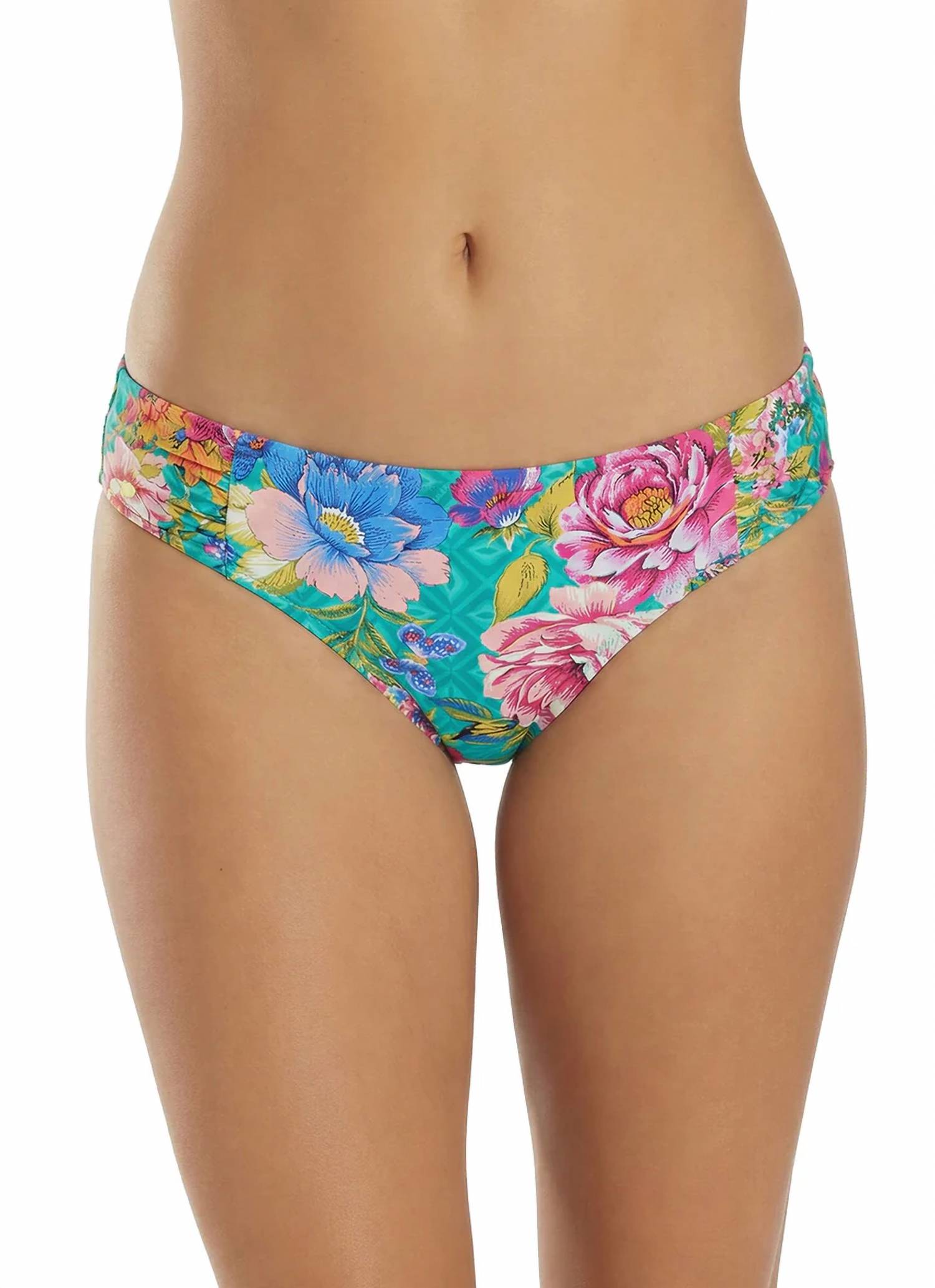 Johnny Was - Ruched Hipster Bikini Bottom