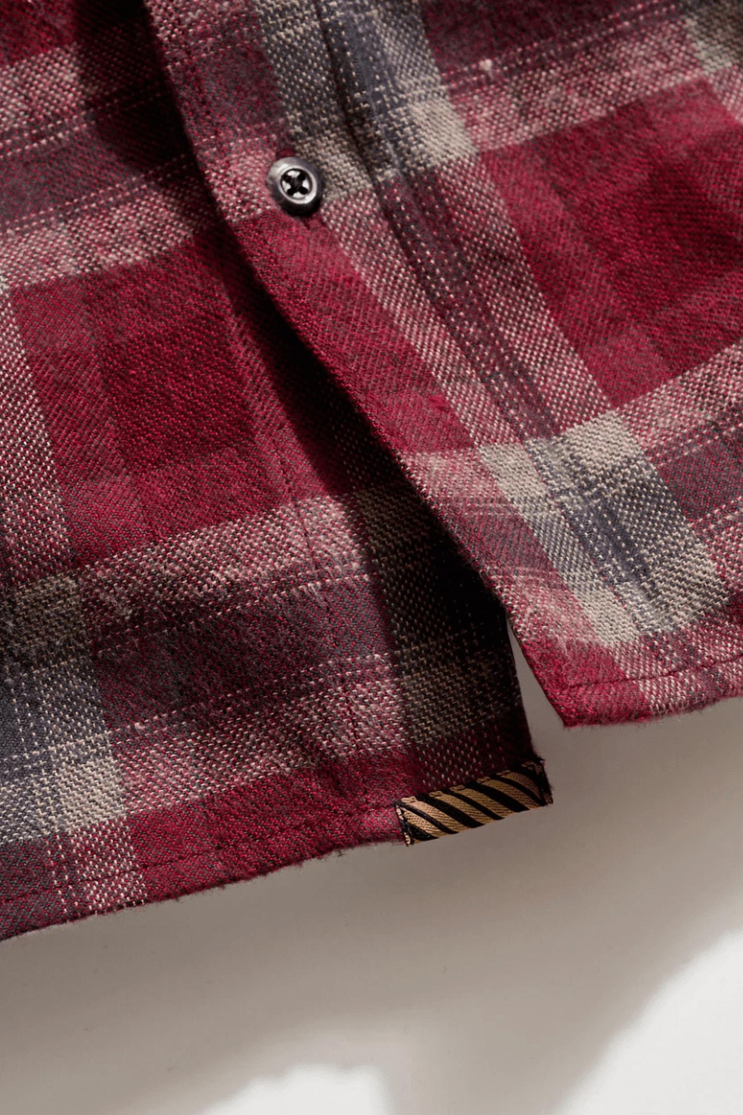 Billy Reid - Brushed Bold Plaid Scout Shirt