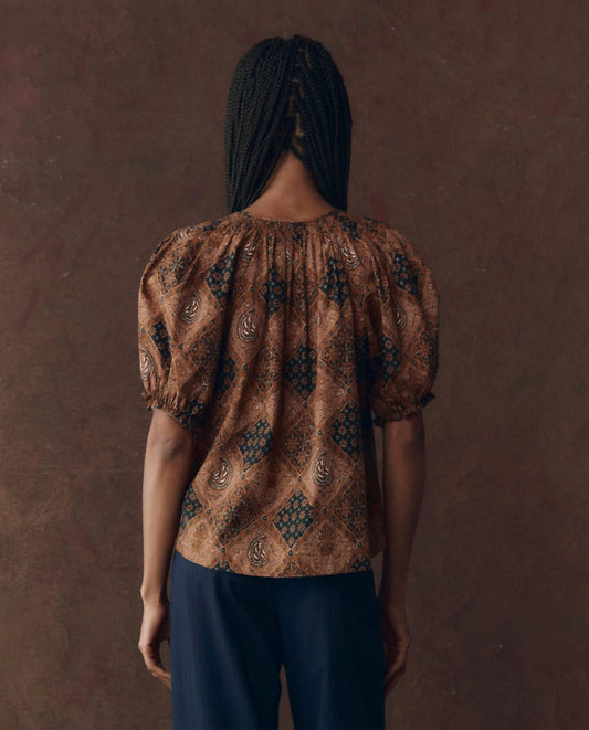 The Great. - Moorland Puff-sleeve Top