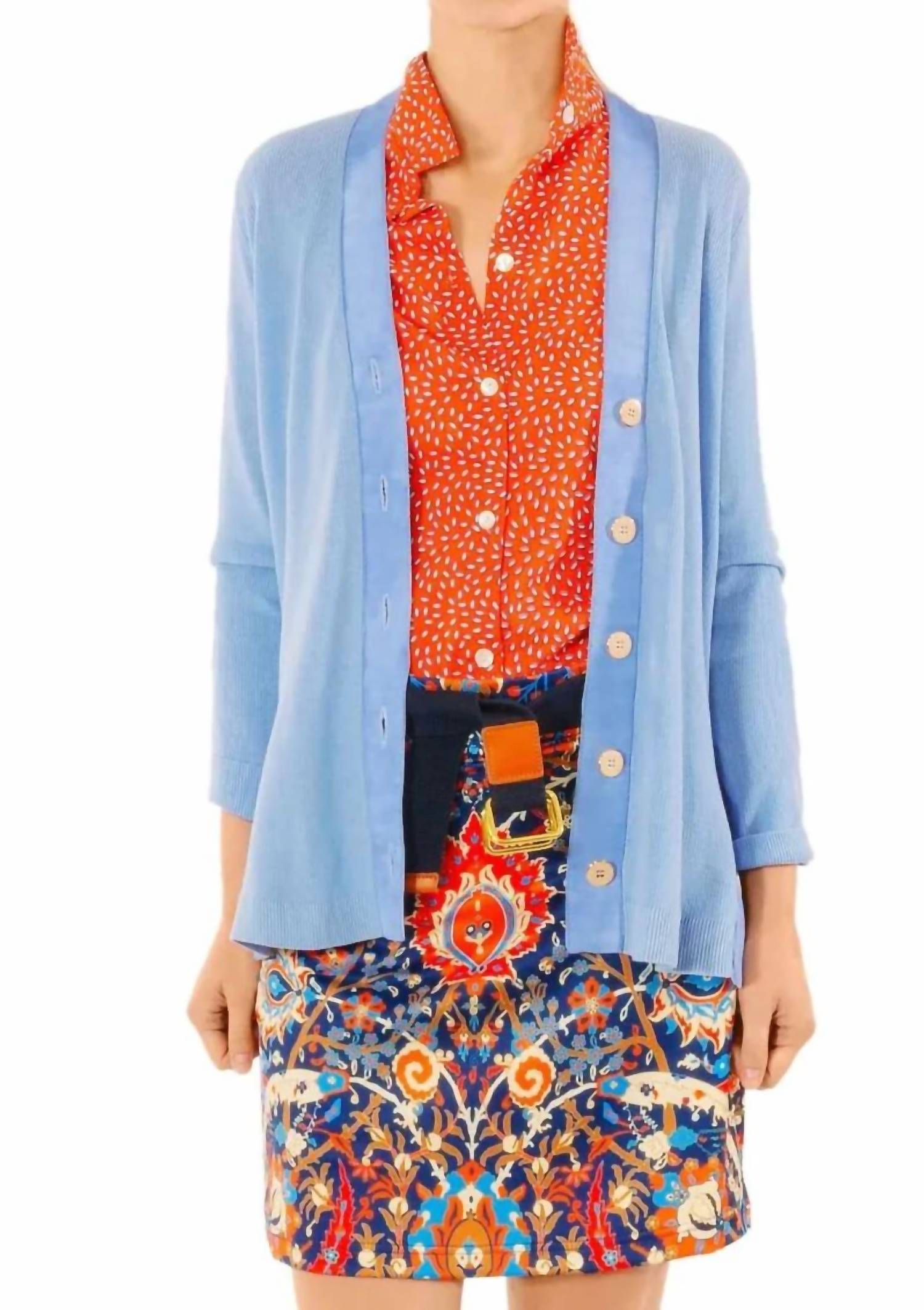 Gretchen Scott - Grosgrain Cardigan