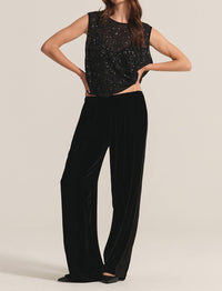 Velvet By Graham & Spencer - Velvet Sequin Serena Top