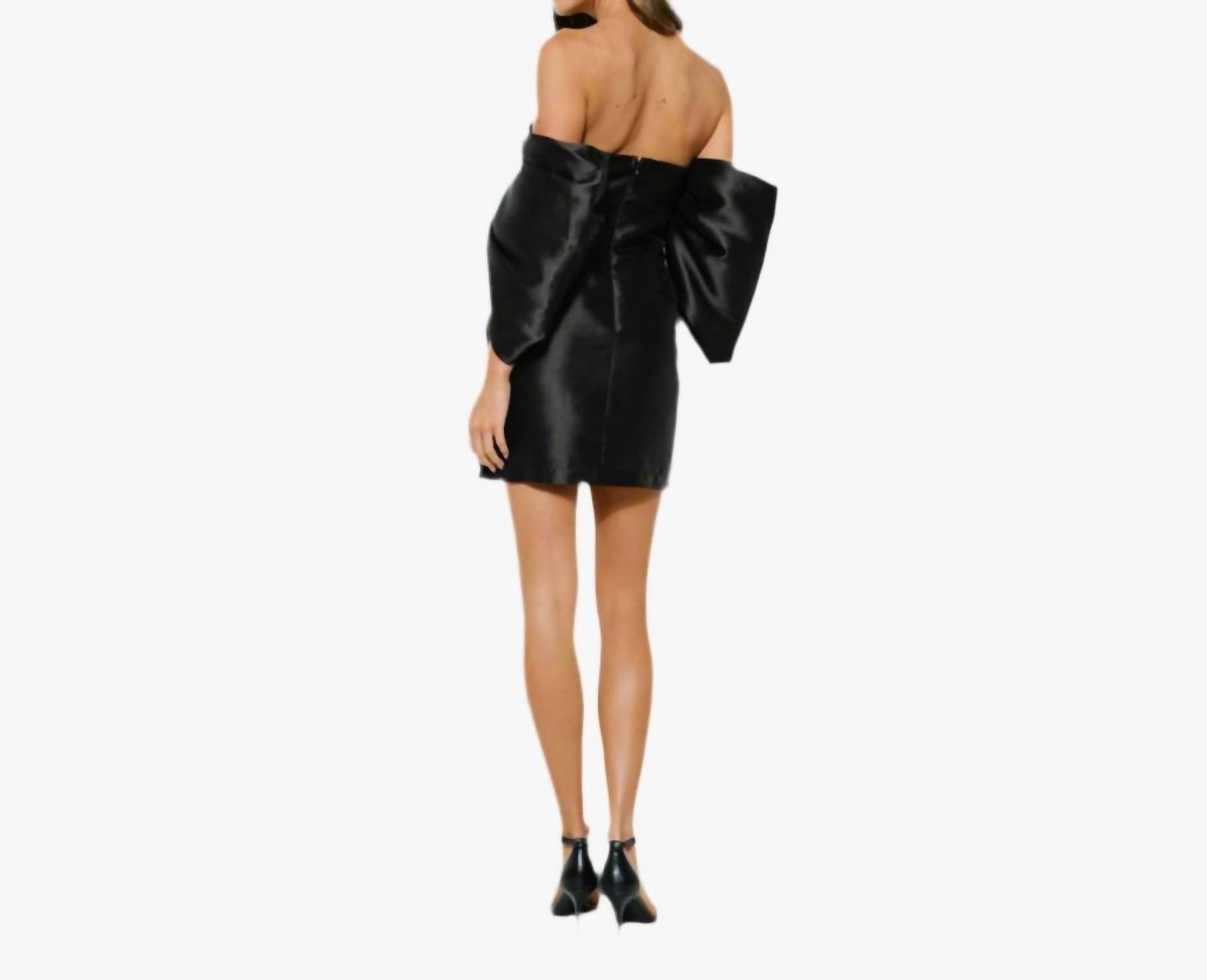 Hoity Toity - Draped Sleeve Mini Dress