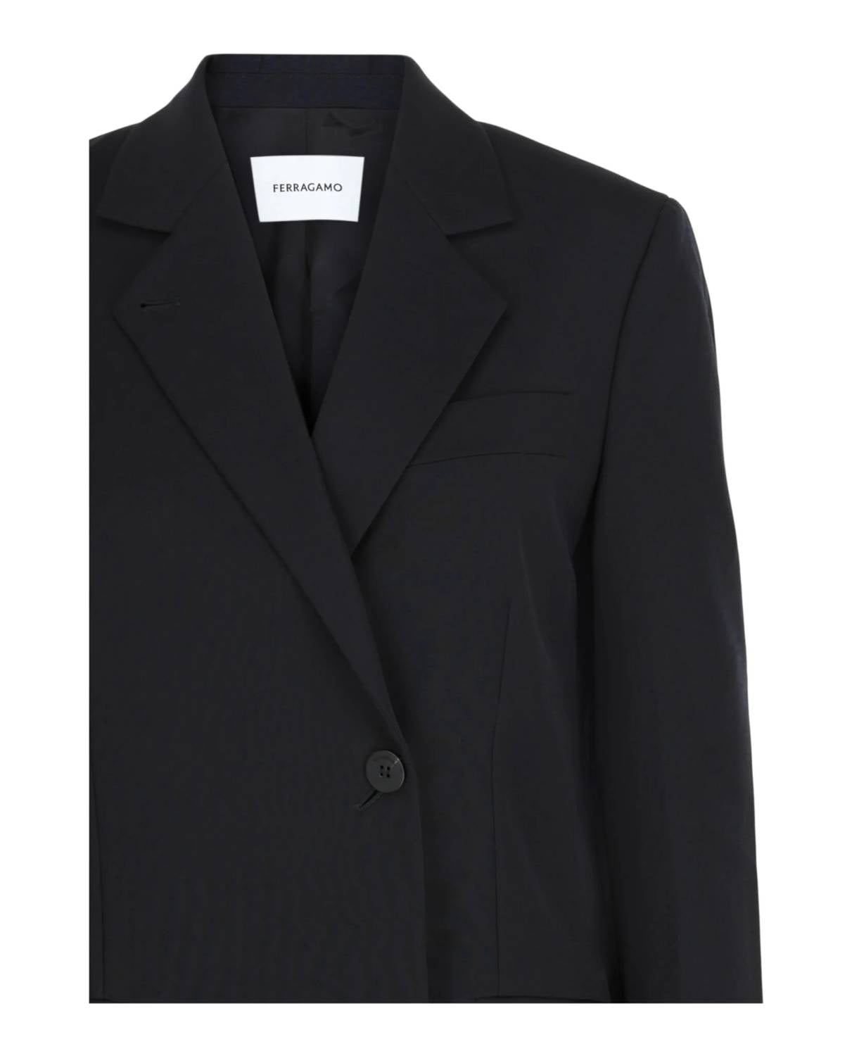 Salvatore Ferragamo - Women's Single-breasted Wool Blazer