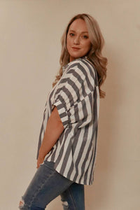 Day + Moon - Nautilus Button Down Top