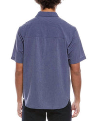 TOMMY BAHAMA Coast Venice Vines Shirt in dark bluestone - men's shirt - detail view