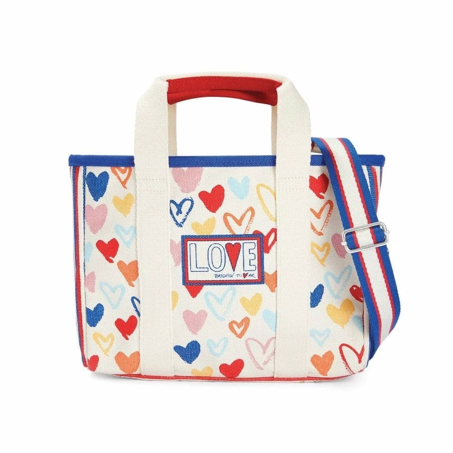 Brighton Red, White and You Mini Tote in cream - women's bag
