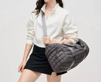 Urban Expressions - Quilted Puffer Duffel Bag