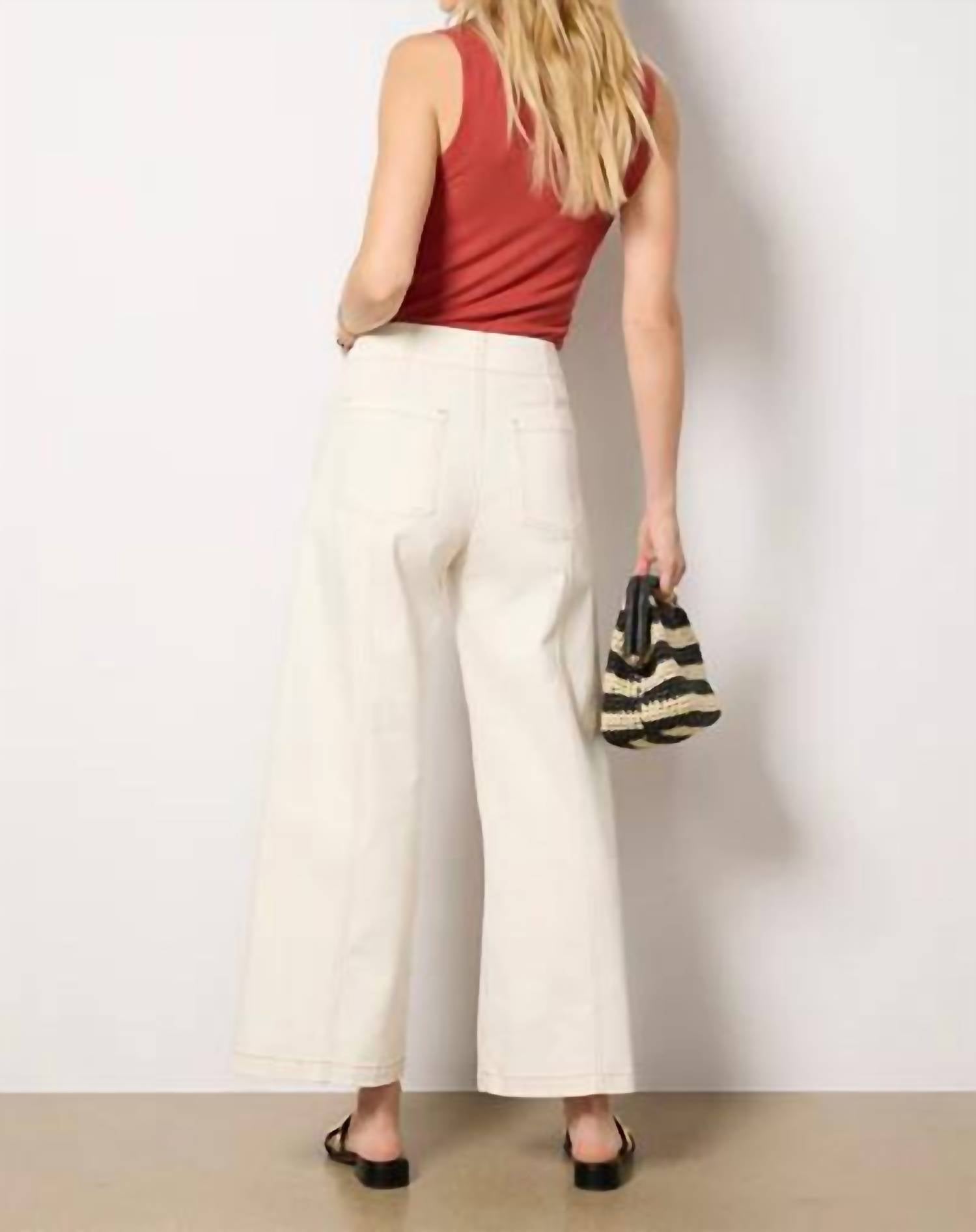 Kut From The Kloth - Meg Wide Leg with Contrast Stitch Jeans