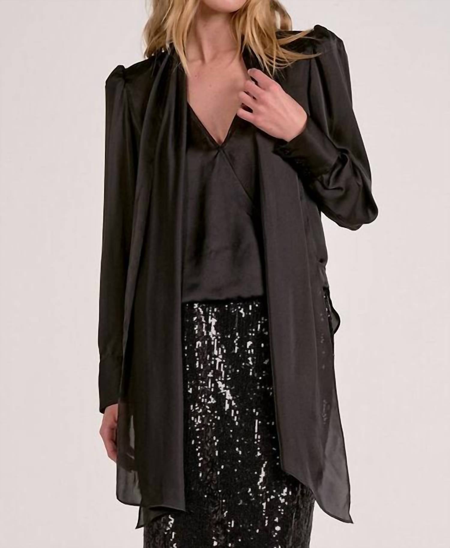 Elan - Silky Scarf Top