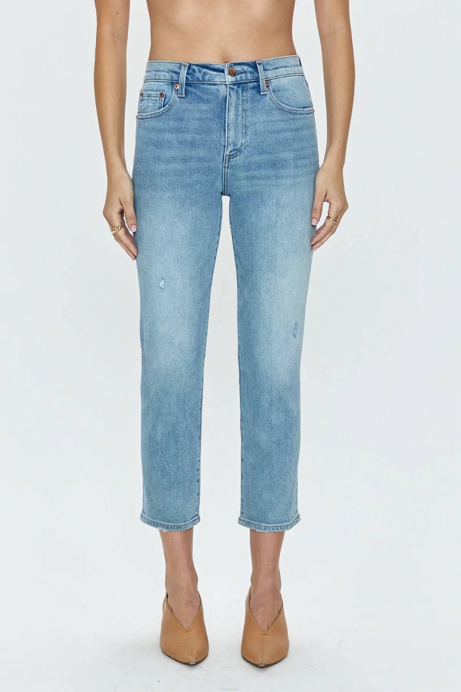 Pistola - Monroe Crop High Rise Jeans