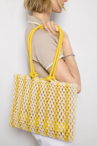 Clare V. - Women's Sandy Mesh Tote Beach Bag