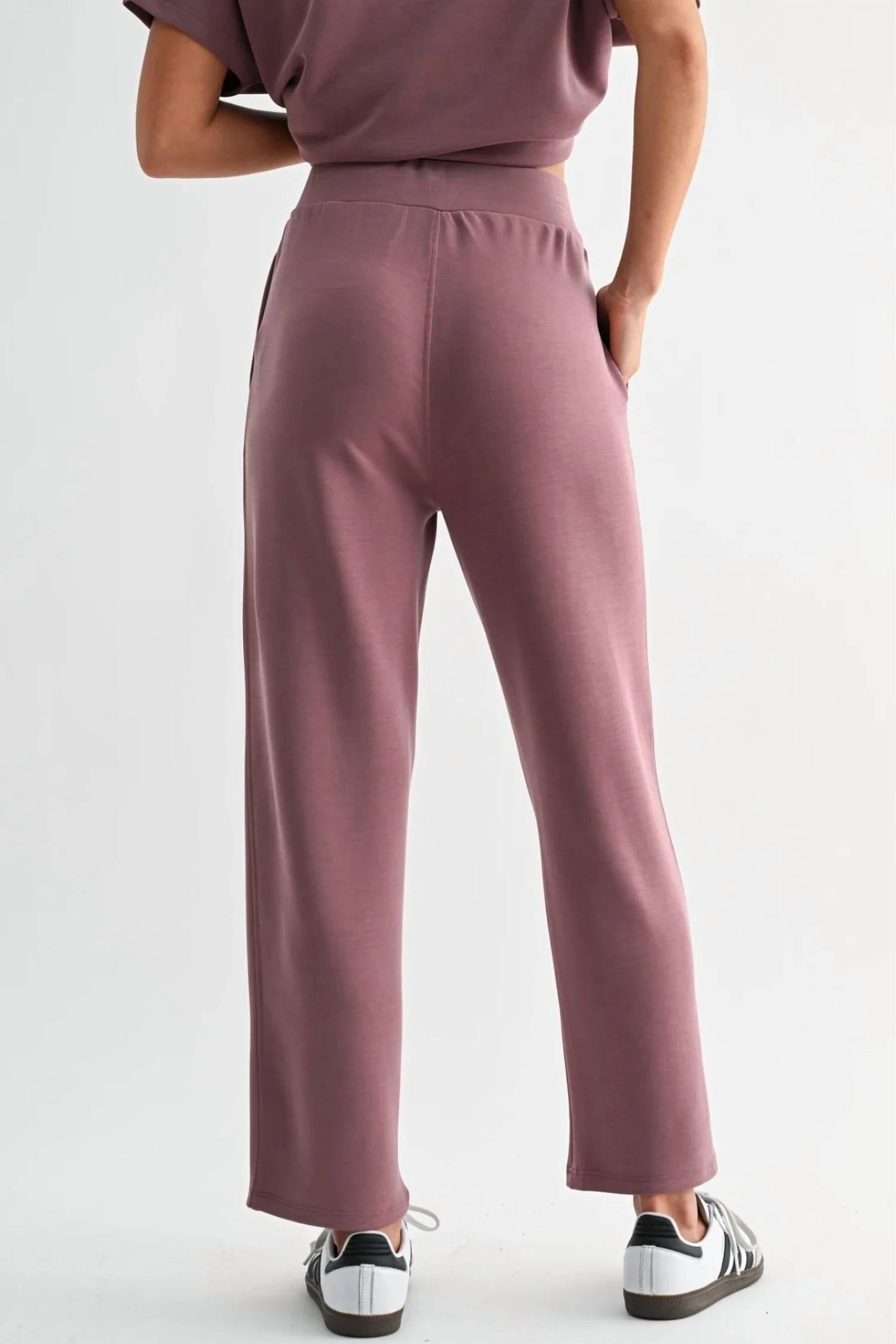 Mono B - Laguna Soft Drape Cropped Pants