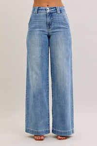 Judy Blue - Amelia High Waist Wide Leg Trouser