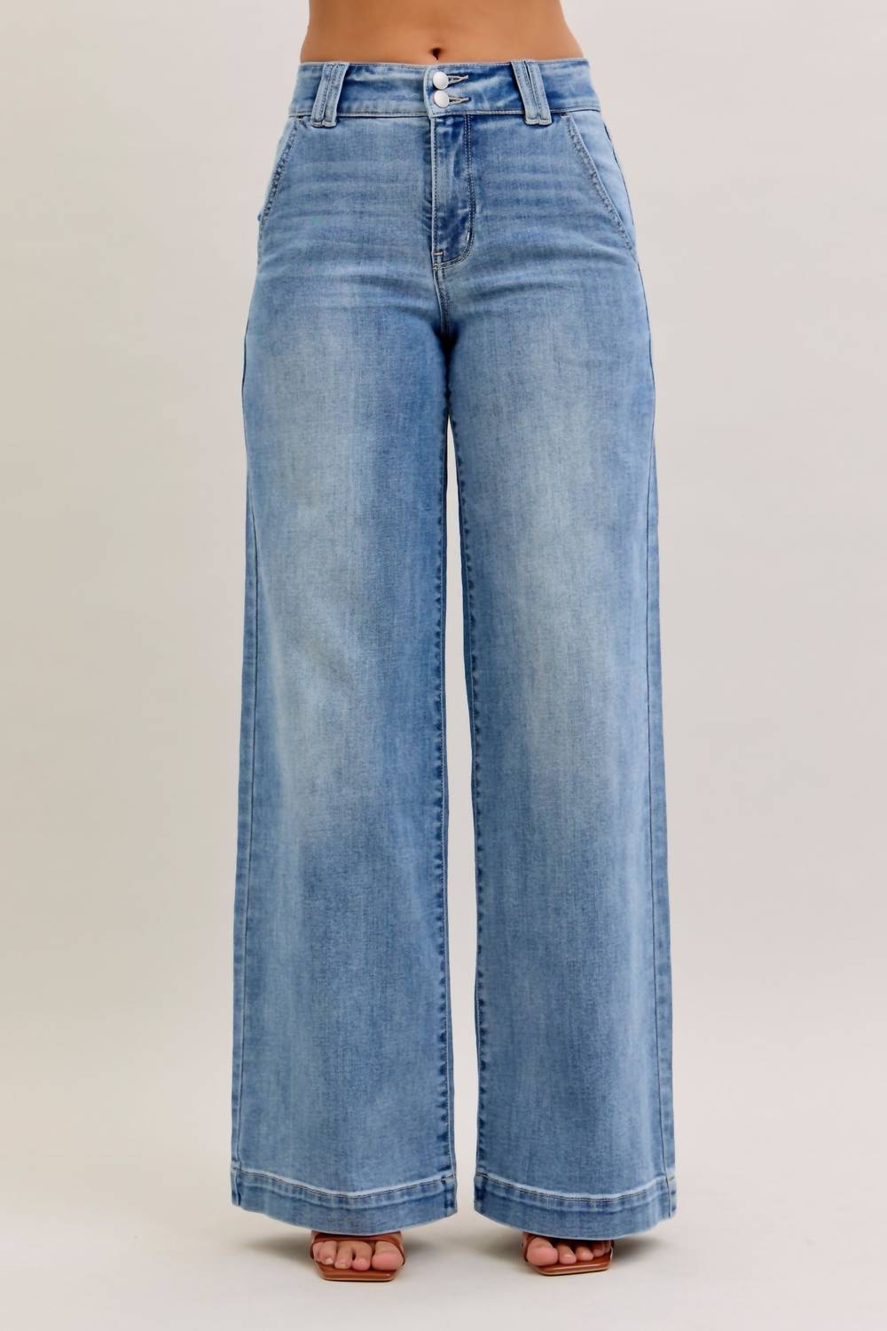 Judy Blue - Amelia High Waist Wide Leg Trouser