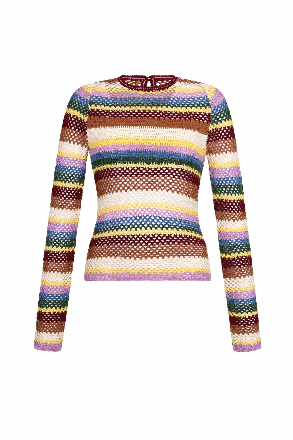 Carolina K - Mila Crochet Long Sleeve Top