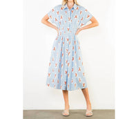 Thml - Lobster Stripe Midi Dress