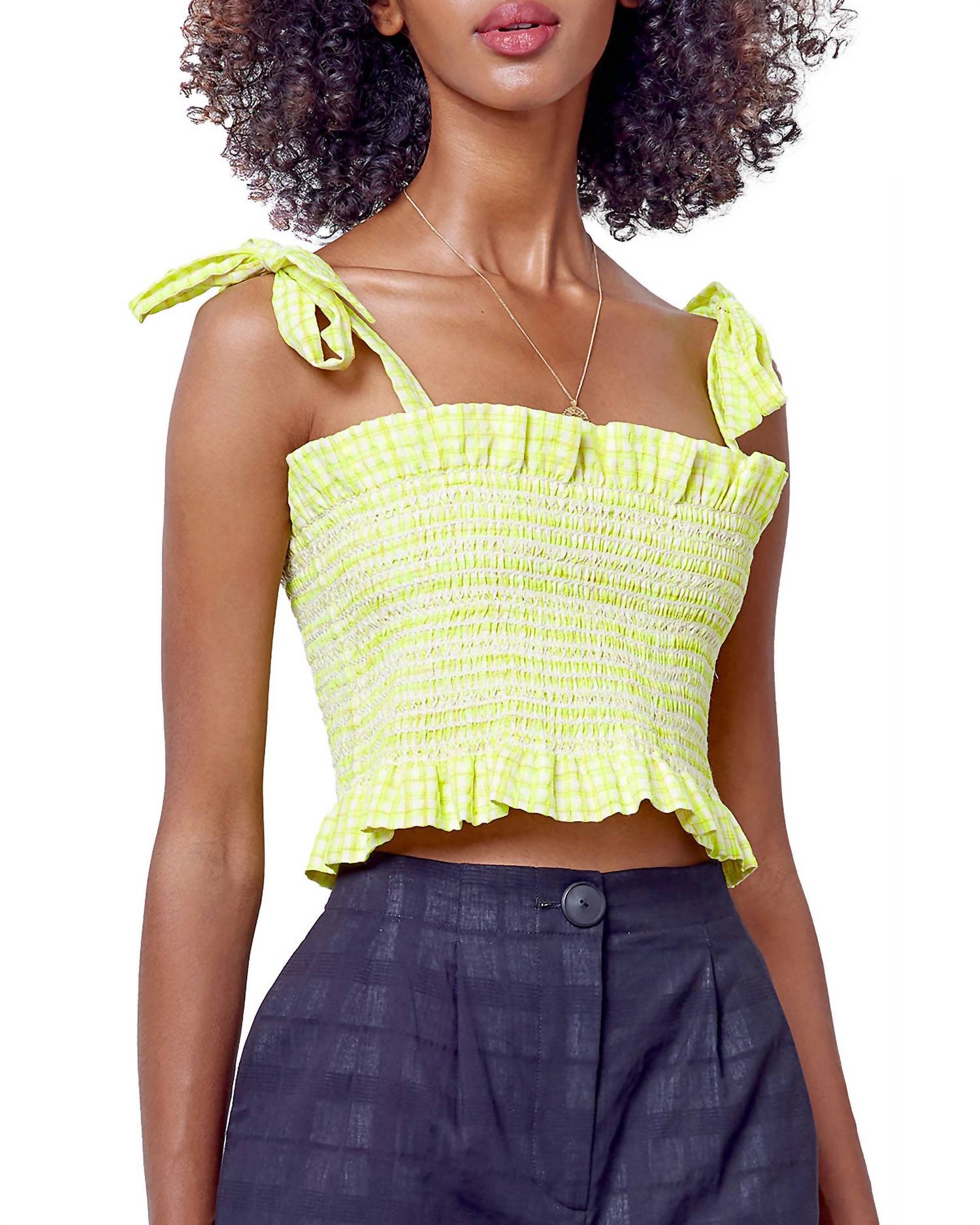 OLIVE CROP TOP