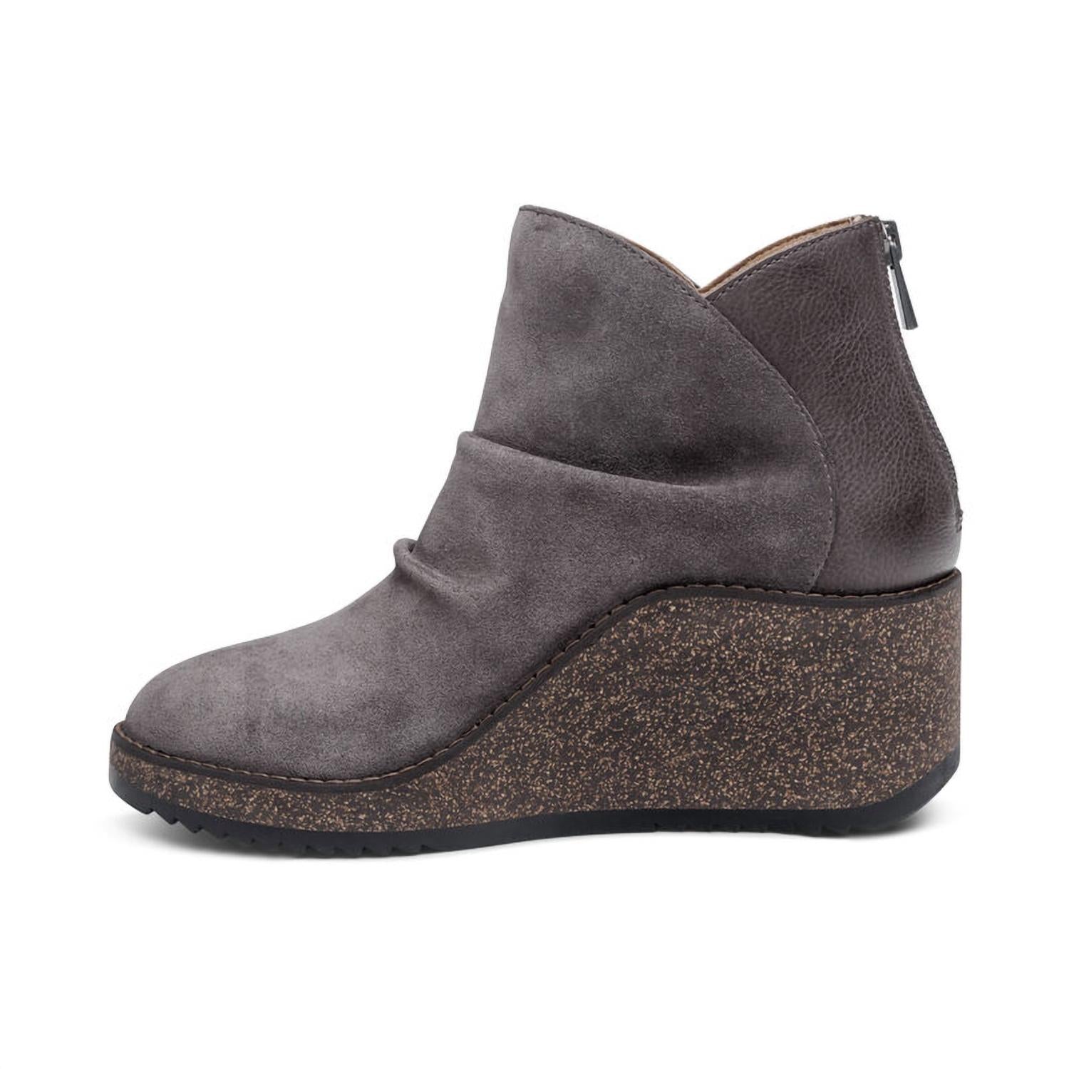 Aetrex - Women's Kara Ruched Wedge Boot