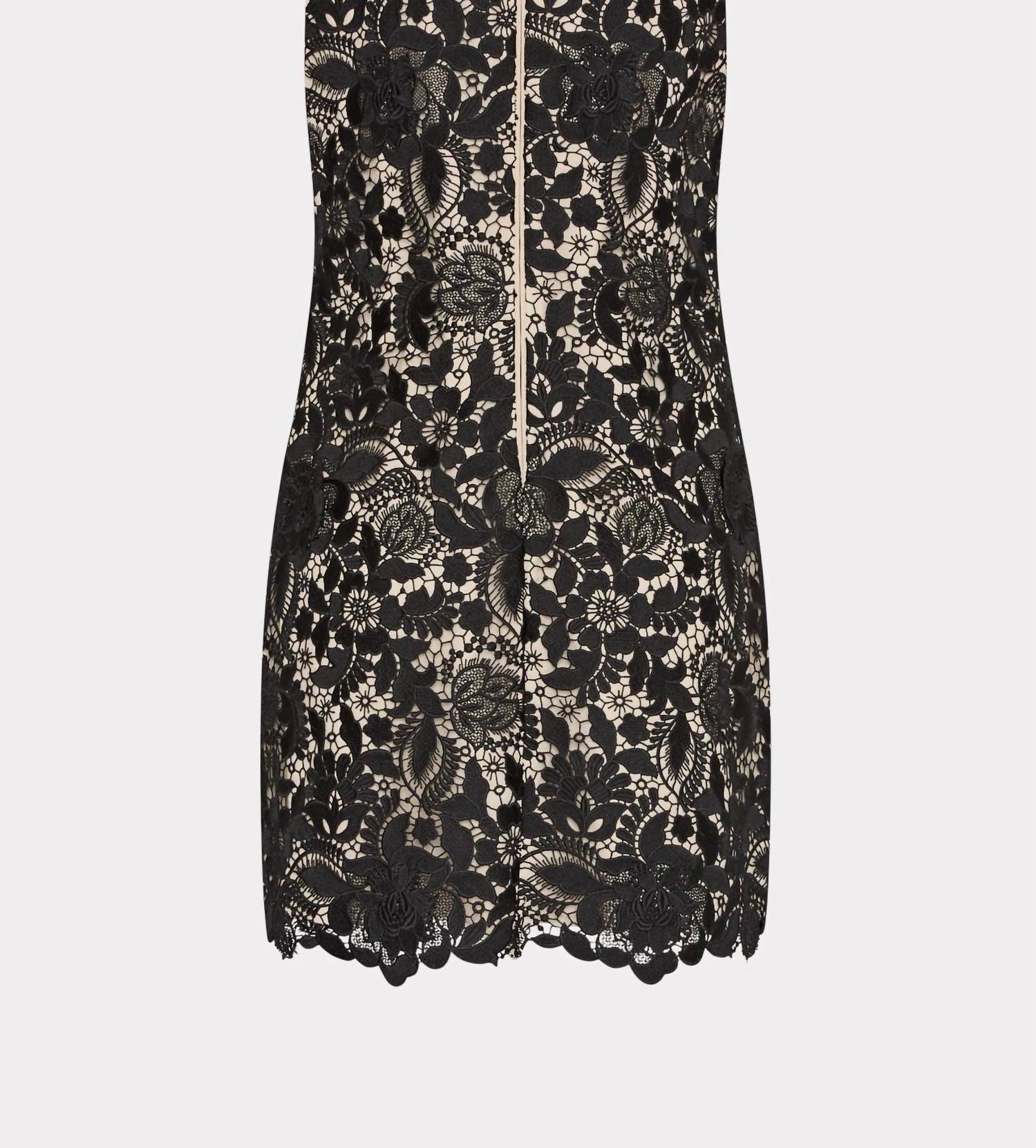 Milly - 3d Garden Lace Mini Dress