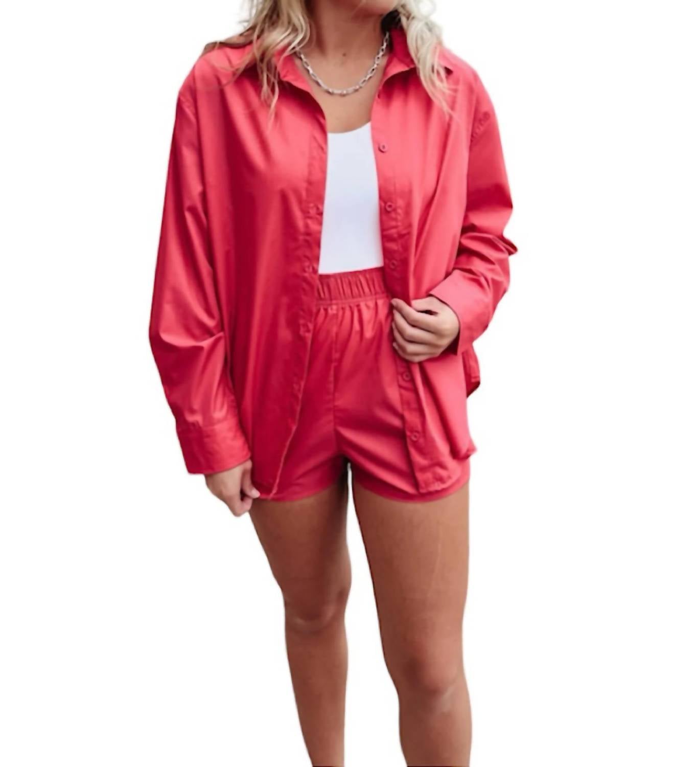 Emory Park - Oversized Button Up Shirt