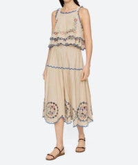 Sea - Melinda Floral Embroidery Skirt