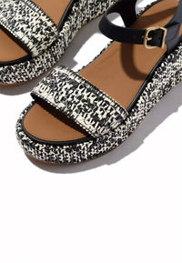 Fitflop - Women's Platforms Woven Wedge Ankle-strap Sandals