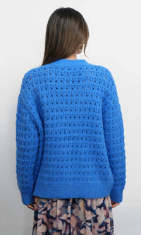 Greylin - Hudson Oversized Crochet Knit Cardigan