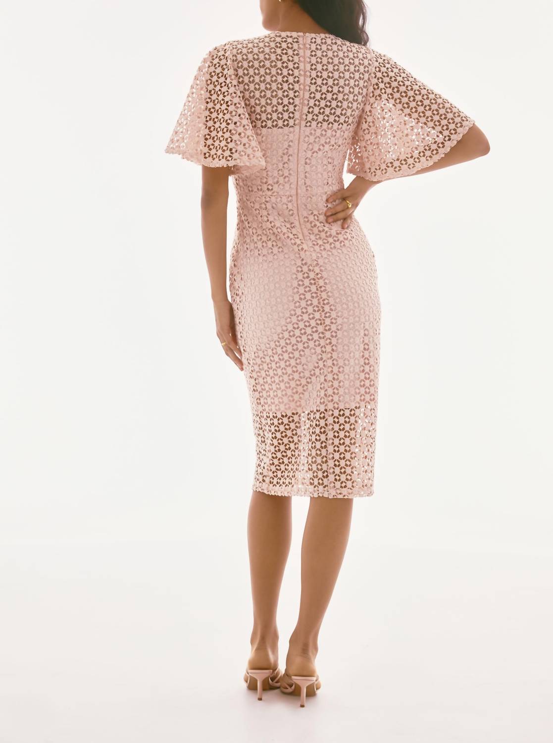 Joseph Ribkoff - V-neck Bodycon Dress