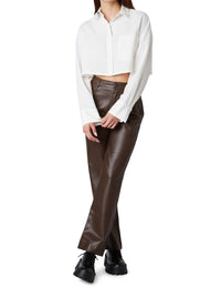Nia - Vegan Leather Trouser