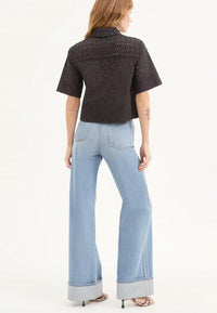 Veronica Beard - Spruce Eyelet Top