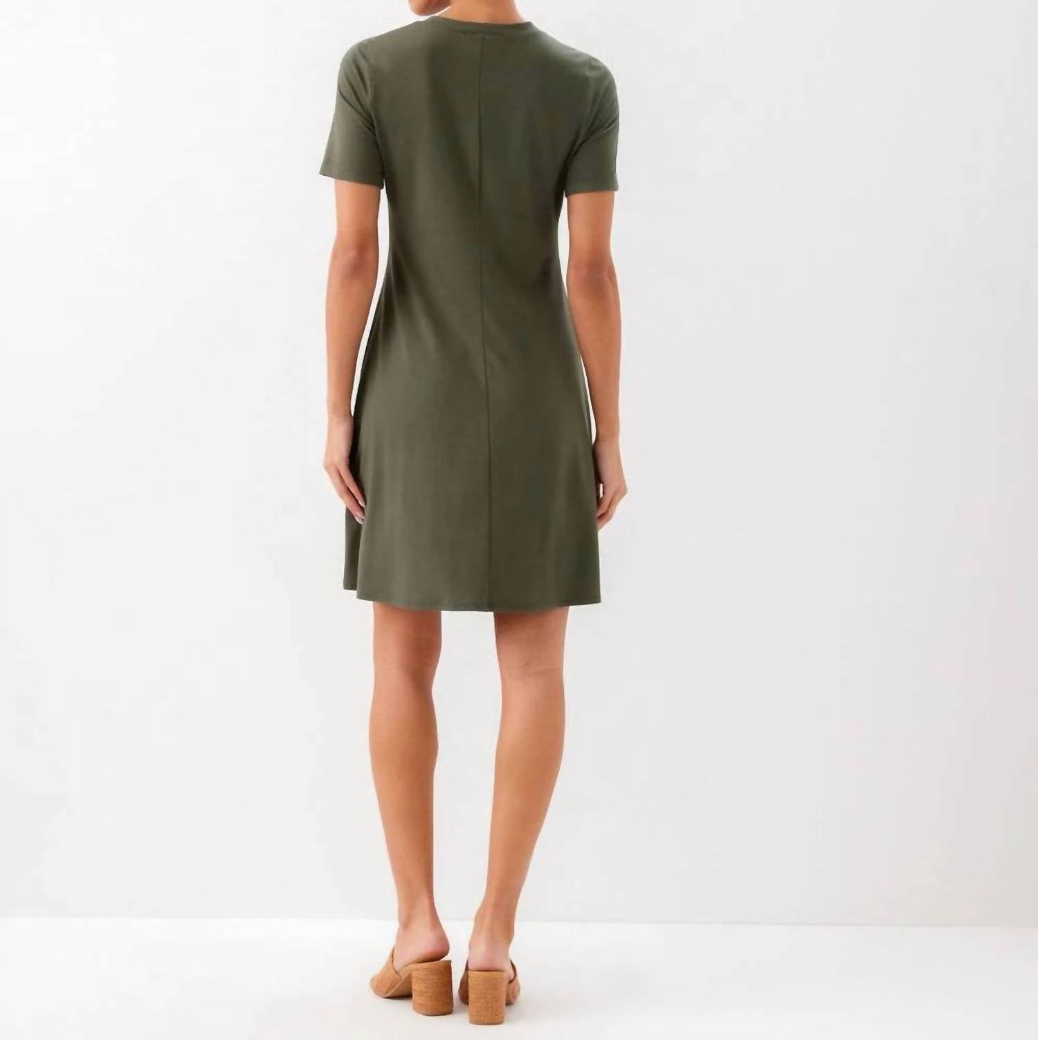 Karen Kane - Short Sleeve A-Line Dress