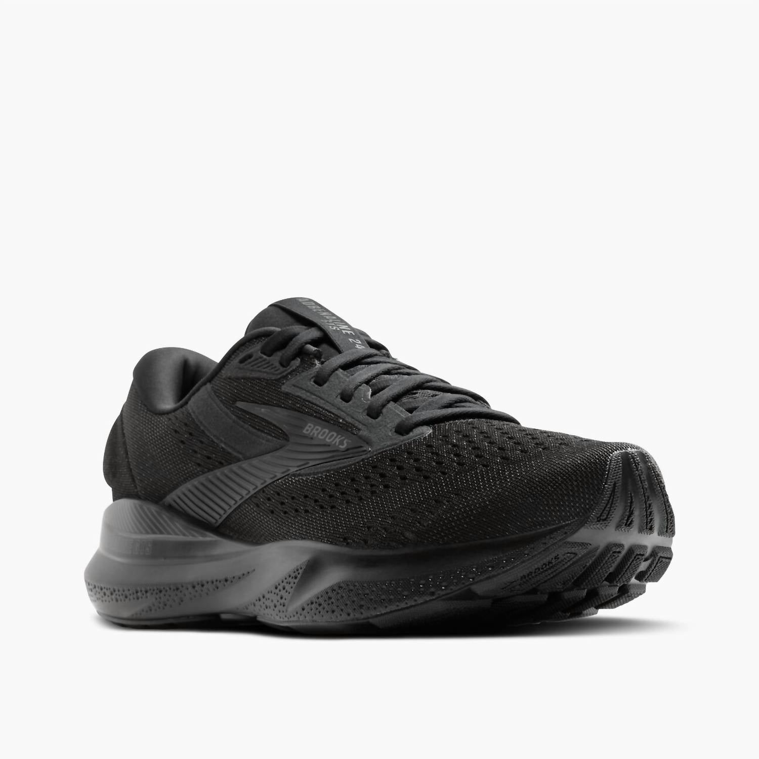 VIOLET & BROOKS Women's Adrenaline Gts 24 Running Sneakers in black black ebony - women's shoe - detail view