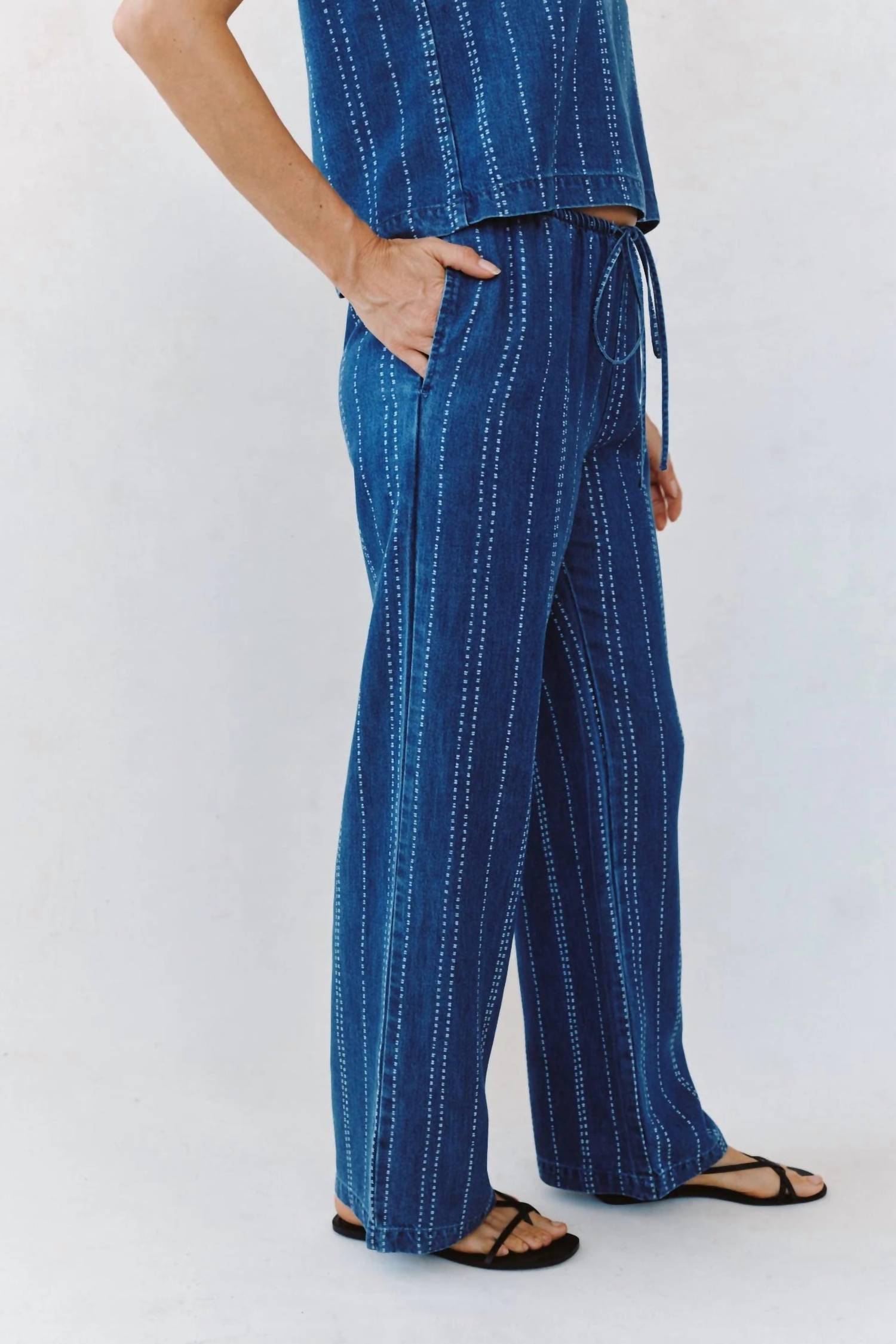 Bella Dahl - Drawstring Wide Leg Pants