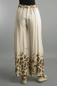 TEMPO PARIS Women's On The Right Path Wide Leg Pants in beige - women's pants - alternate view