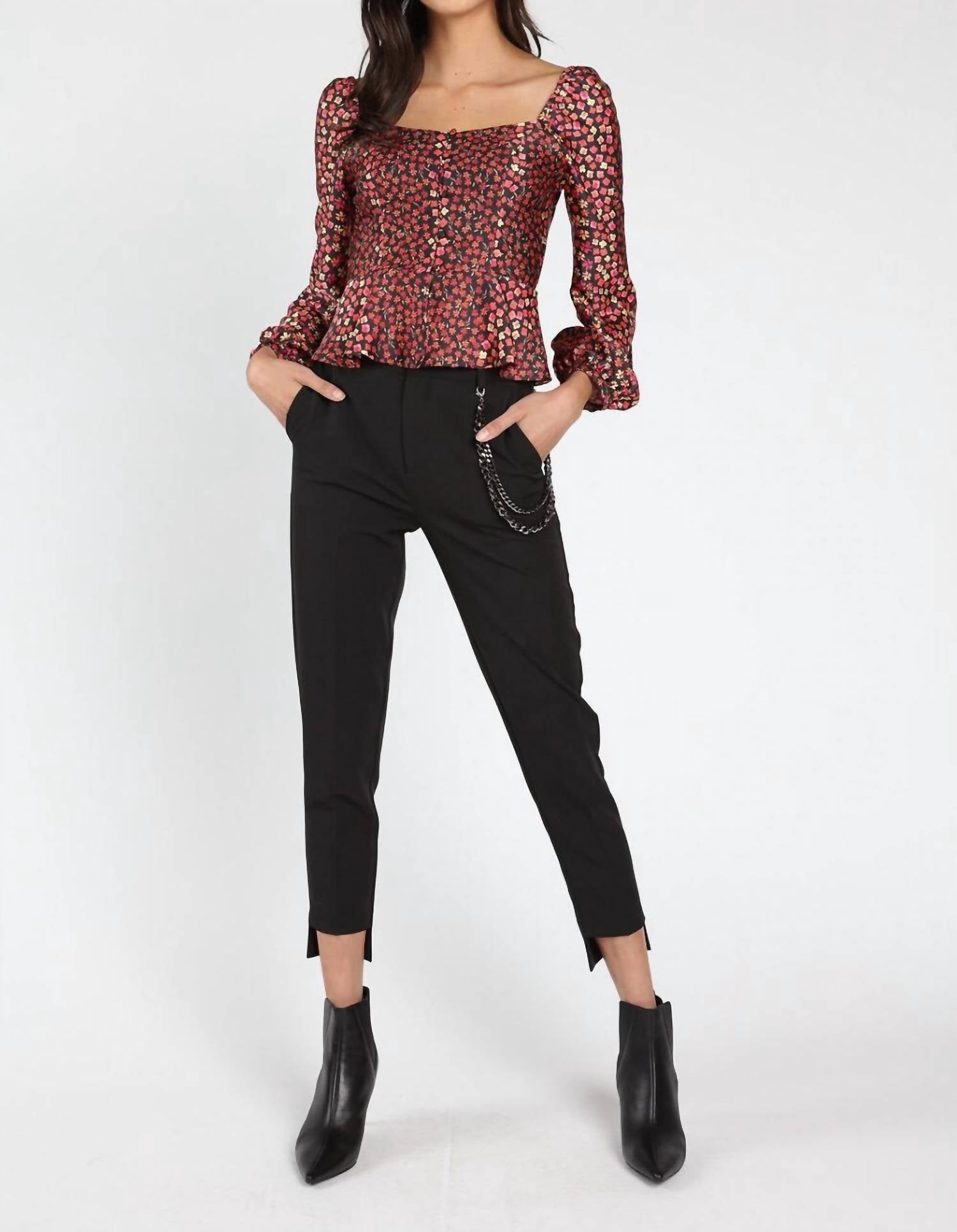 124 Voltaire - Peg Leg Chain Pants