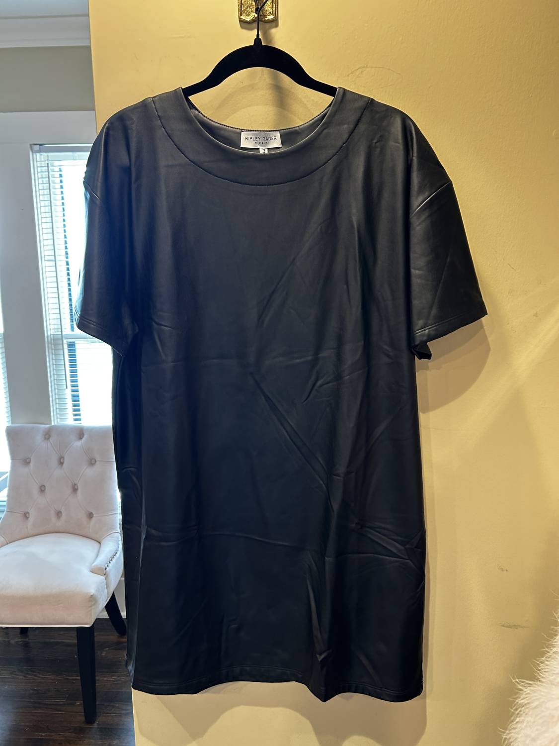 RIPLEY RADER Women's Vegan Leather Dress in black - women's dress