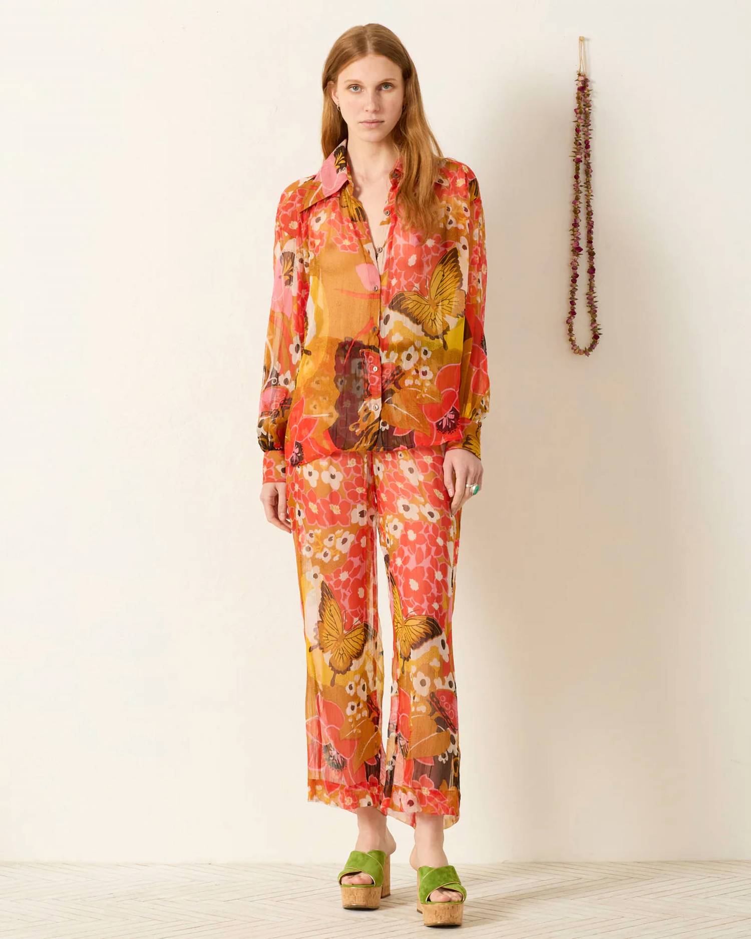 Alix Of Bohemia - Emery Marigold Meadow Shirt