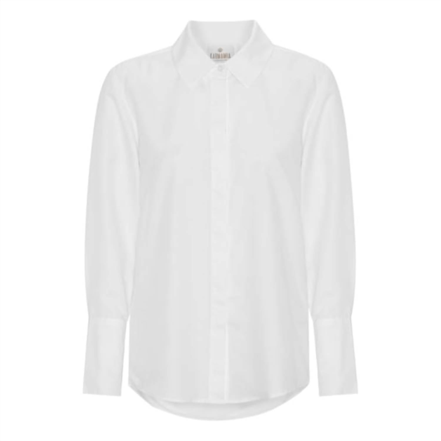 Karmamia Women's Martinez Shirt in white - women's blouse