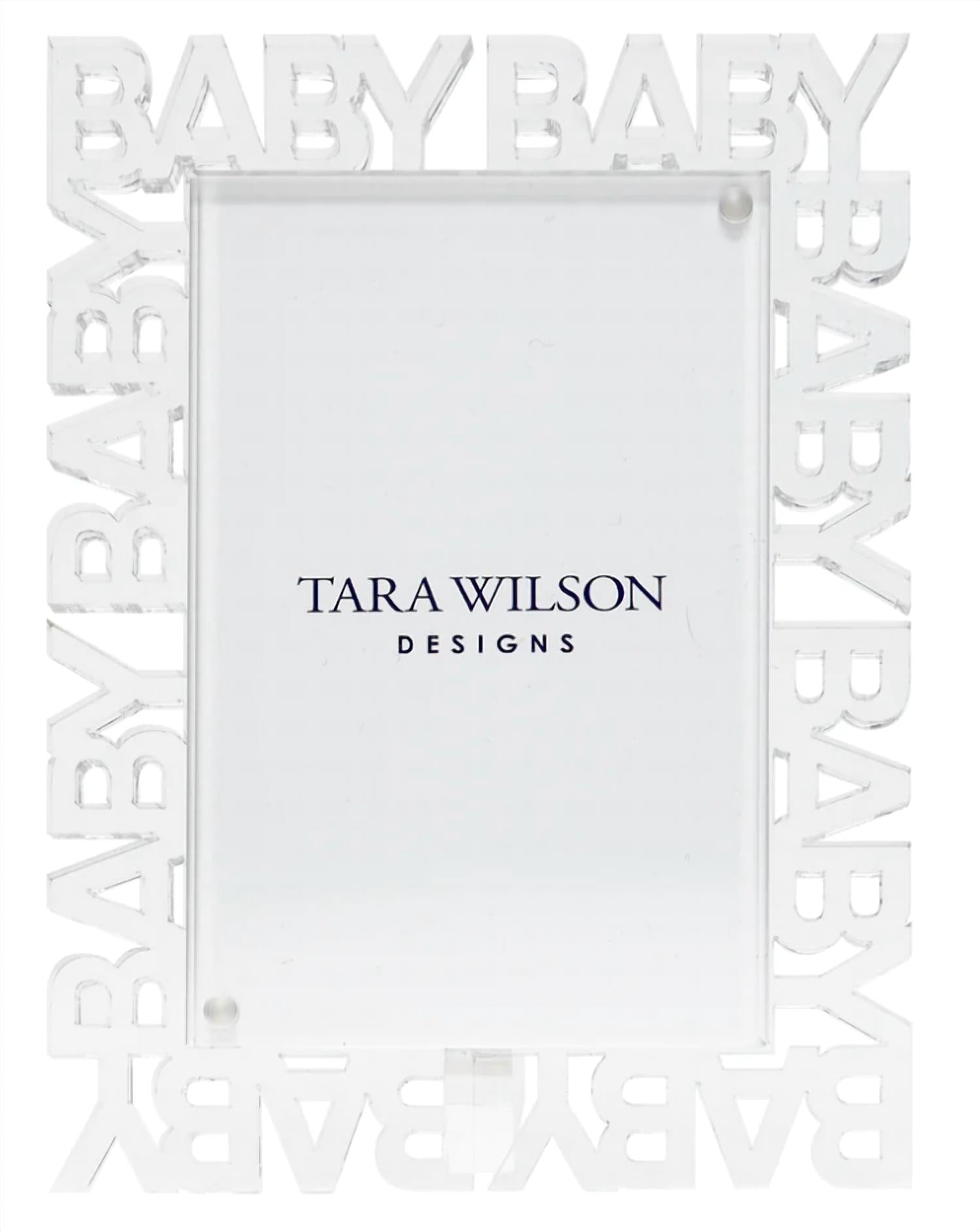 Tara Wilson Designs Baby Acrylic Frame - 4x6 in clear - item
